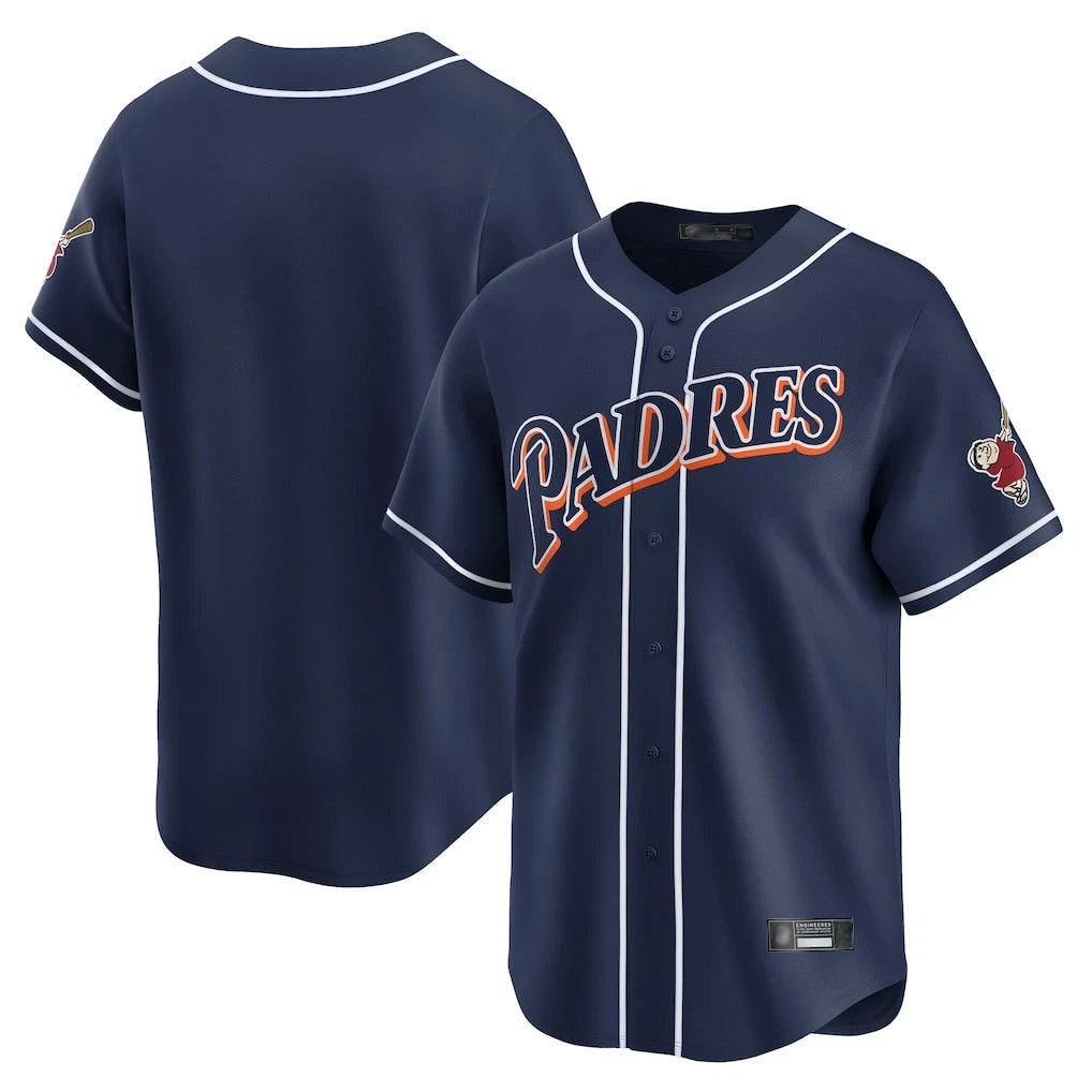 Choea S.Diego Padres Blank Player Navy Cooperstown Collection Limited Stitched Jerseys
