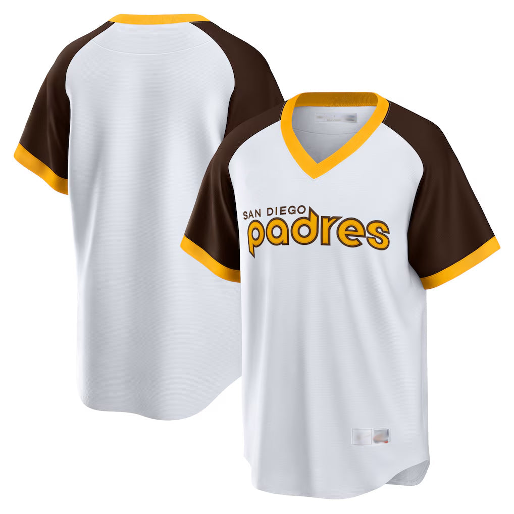 Choea S.Diego Padres Blank Player White Home Cooperstown Collection Game Stitched Jerseys