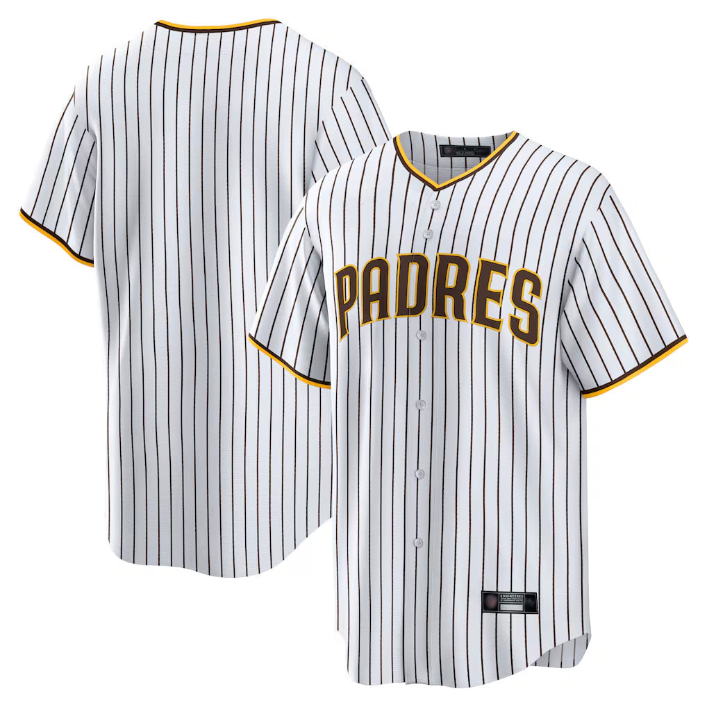 Choea S.Diego Padres Blank Player White Home Game Stitched Jerseys