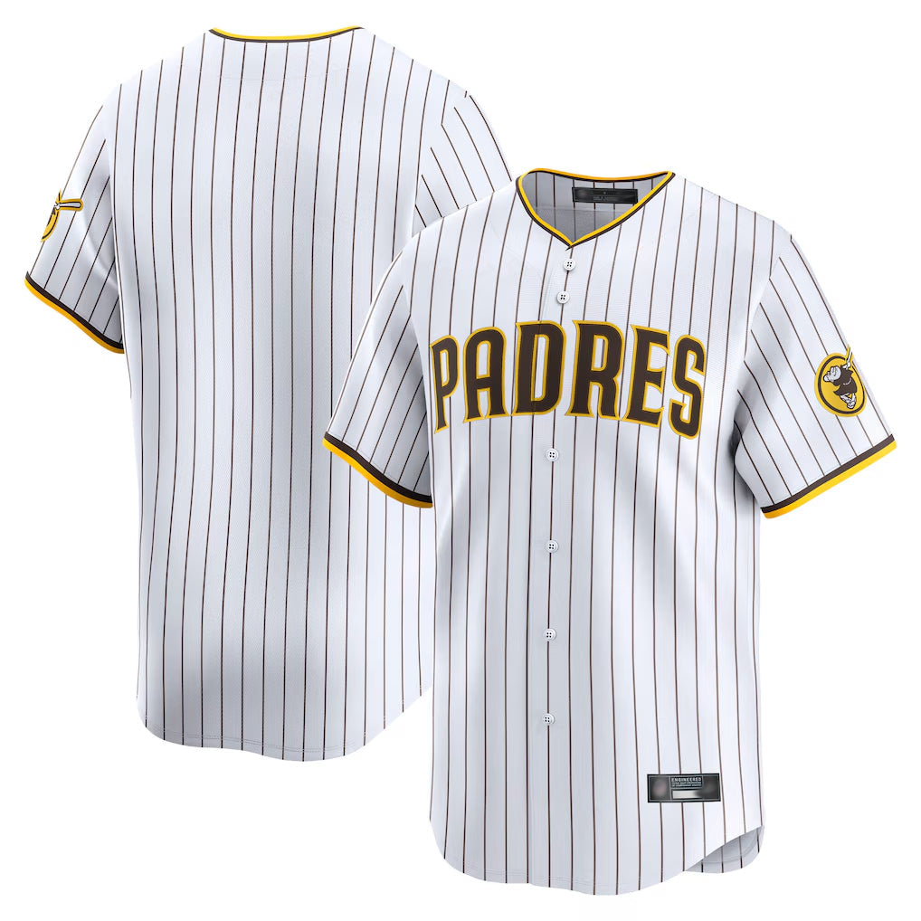 Choea S.Diego Padres Blank Player White Home Limited Stitched Jerseys