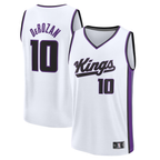 Choea S.Kings #10 DeMar DeRozan Fanatics White Fast Break Replica Player Jerseys - Association Edition
