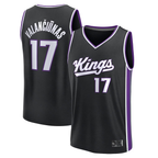Choea S.Kings #17 Jonas Valan?i¨±nas Fanatics Black Fast Break Replica Jerseys - Icon Edition