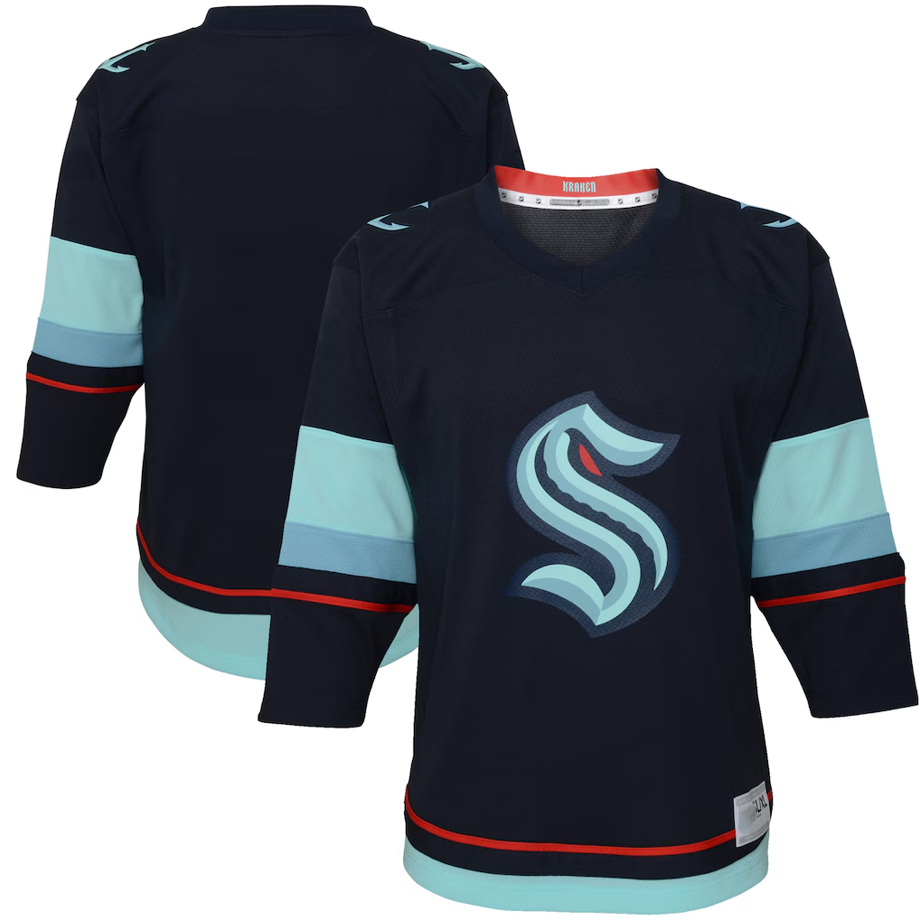 Choea S.Kraken Navy Home Replica Jerseys
