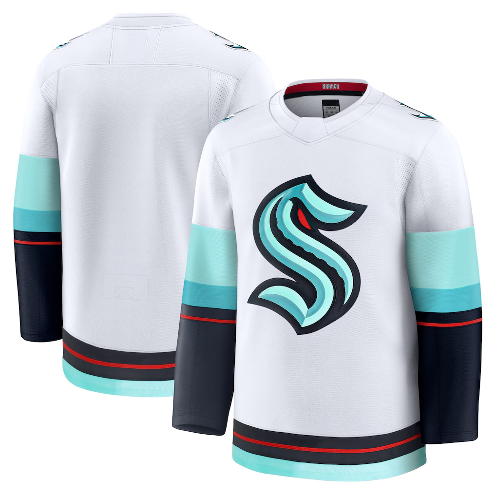 Choea S.Kraken White Away Premium Jerseys