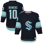 Choea S.Kraken #10 Matty Beniers Navy Alternate Replica Player Jerseys