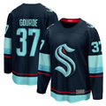 Choea S.Kraken #37 Yanni Gourde Deep Sea Blue Home Breakaway Player Jerseys