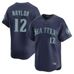 Choea S.Mariners #12 Josh Naylor Player Navy Home Limited Stitched Jerseys