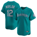 Choea S.Mariners #12 Josh Naylor Player Teal Home Limited Stitched Jerseys