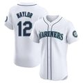 Choea S.Mariners #12 Josh Naylor Player White Home Limited Elite Stitched Jerseys