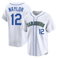 Choea S.Mariners #12 Josh Naylor Player White Pitch Fashion Game Stitched Jerseys