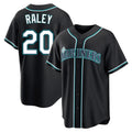 Choea S.Mariners #20 Luke Raley Player Black Fashion Home Limited Stitched Jerseys