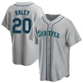 Choea S.Mariners #20 Luke Raley Player Gray Home Game Stitched Jerseys