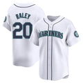 Choea S.Mariners #20 Luke Raley Player White Home Limited Stitched Jerseys