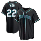 Choea S.Mariners #22 Bryan Woo Player Black Fashion Home Limited Stitched Jerseys