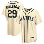 Choea S.Mariners #29 Cal Raleigh Player Cream 2026 Home Limited Stitched Jerseys