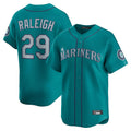 Choea S.Mariners #29 Cal Raleigh Player Teal Home Limited Stitched Jerseys