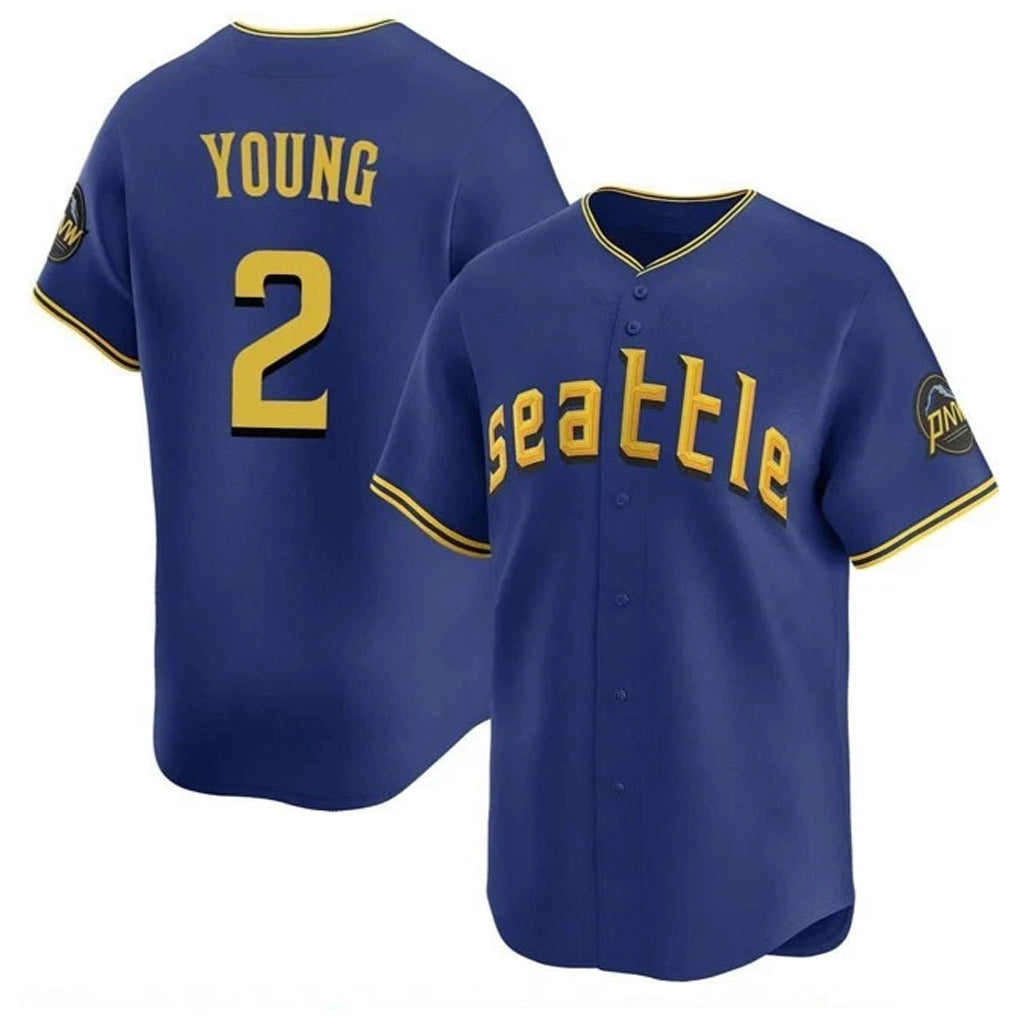 Choea S.Mariners #2 Cole Young Player Royal City Connect Home Limited Stitched Jerseys