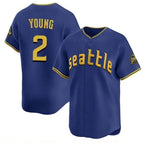 Choea S.Mariners #2 Cole Young Player Royal City Connect Home Limited Stitched Jerseys