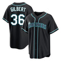 Choea S.Mariners #36 Logan Gilbert Player Black Fashion Home Limited Stitched Jerseys
