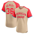 Choea S.Mariners #36 Logan Gilbert Player Cream American League All-Star Limited Home Elite Stitched Jerseys