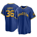 Choea S.Mariners #36 Logan Gilbert Player Royal City Connect Home Game Stitched Jerseys