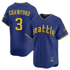 Choea S.Mariners #3 J.P. Crawford Player Royal City Connect Home Limited Stitched Jerseys