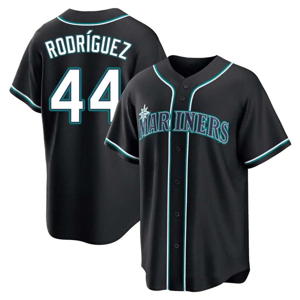 Choea S.Mariners #44 Julio Rodriguez Player Black Fashion Home Limited Stitched Jerseys