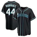 Choea S.Mariners #44 Julio Rodriguez Player Black Fashion Home Limited Stitched Jerseys