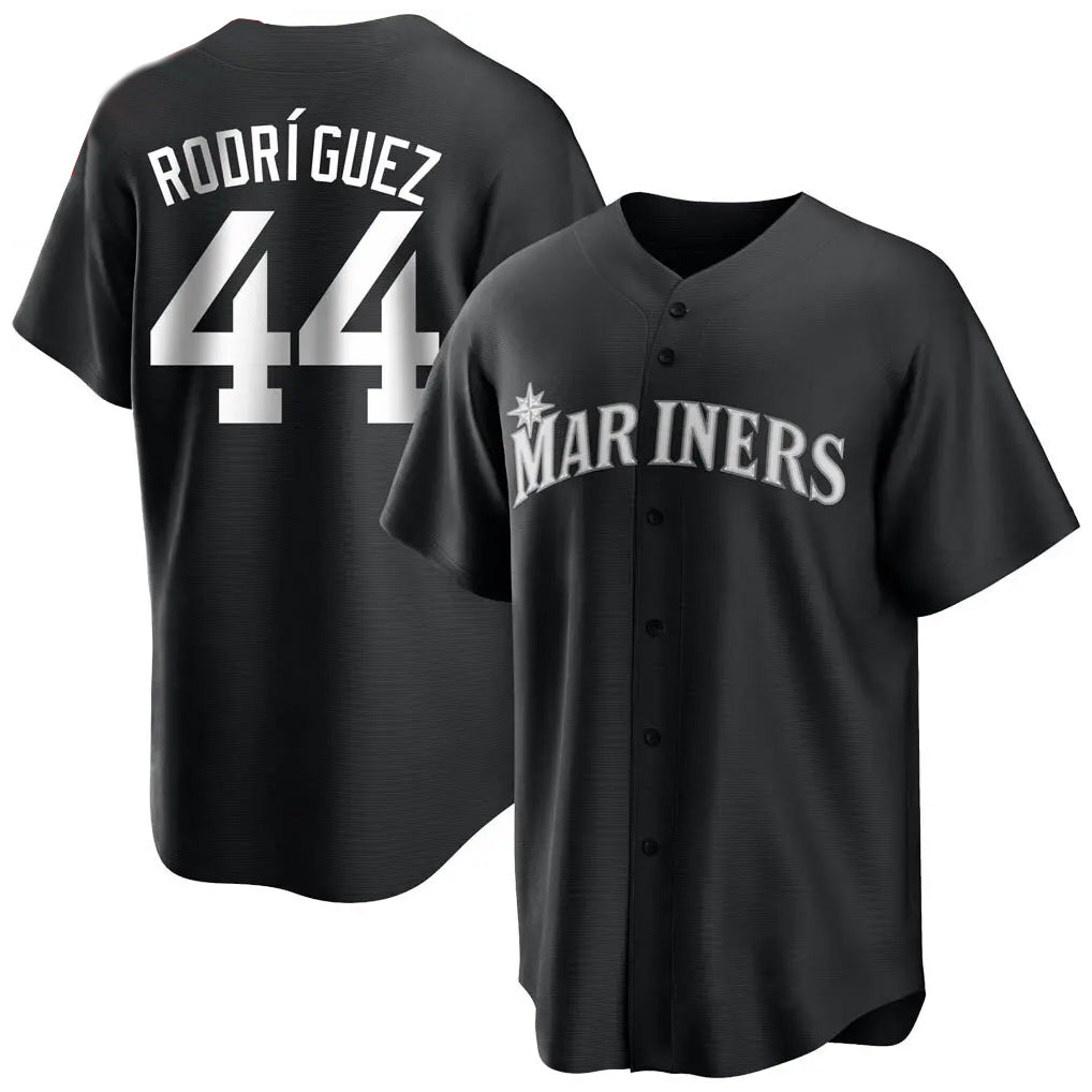 Choea S.Mariners #44 Julio Rodriguez Player Black Home Limited Stitched Jerseys