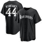 Choea S.Mariners #44 Julio Rodriguez Player Black Home Limited Stitched Jerseys