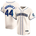 Choea S.Mariners #44 Julio Rodriguez Player Cream Home Limited Stitched Jerseys
