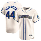 Choea S.Mariners #44 Julio Rodriguez Player Cream Home Limited Stitched Jerseys