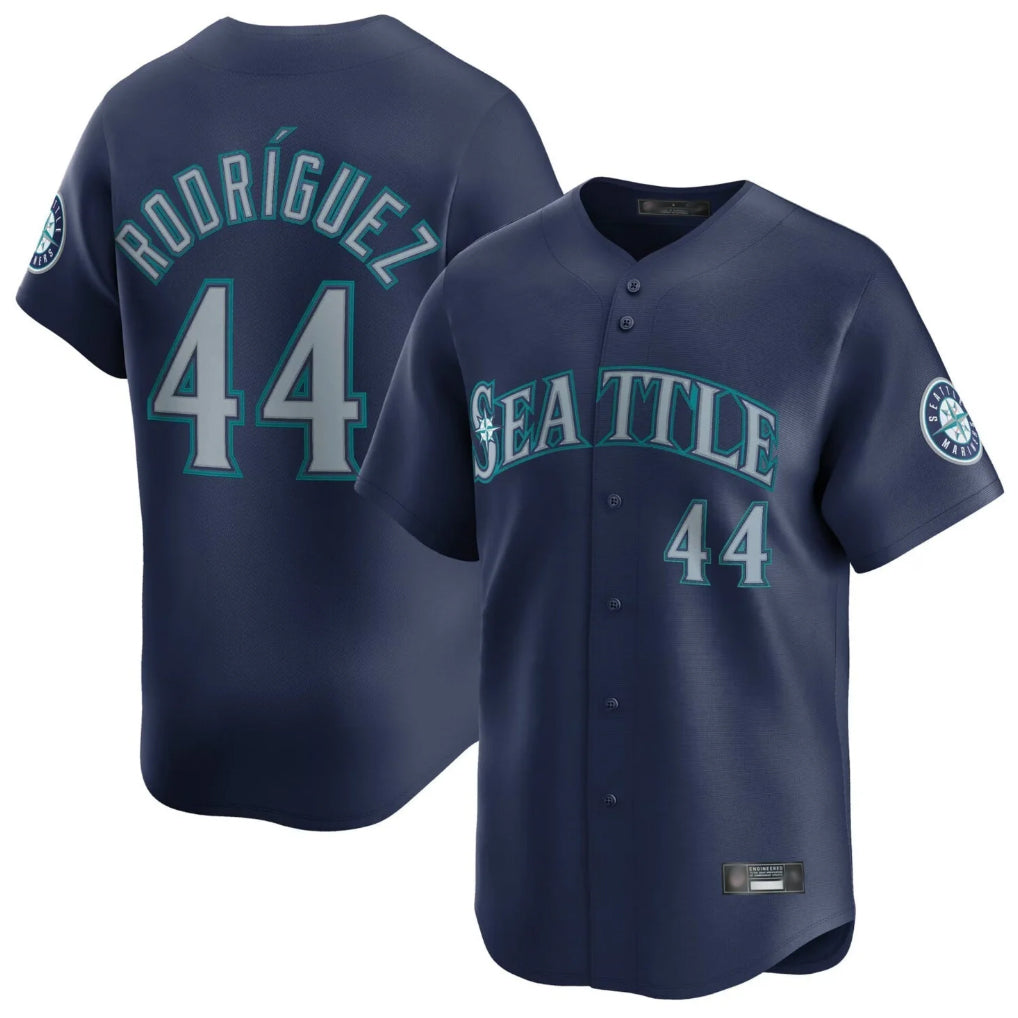 Choea S.Mariners #44 Julio Rodriguez Player Navy Home Limited Stitched Jerseys