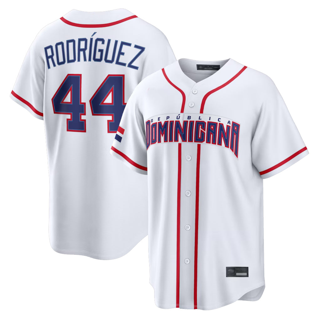 Choea S.Mariners #44 Julio Rodriguez Player White 2026 World Classic Home Stitched Jerseys