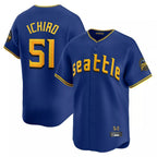Choea S.Mariners #51 Ichiro Suzuki Player Royal City Connect Home Limited Stitched Jerseys