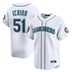 Choea S.Mariners #51 Ichiro Suzuki Player White 2025 National Hall of Fame Home Limited Stitched Jerseys