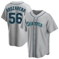 Choea S.Mariners #56 Randy Arozarena Player Gray Home Game Stitched Jerseys