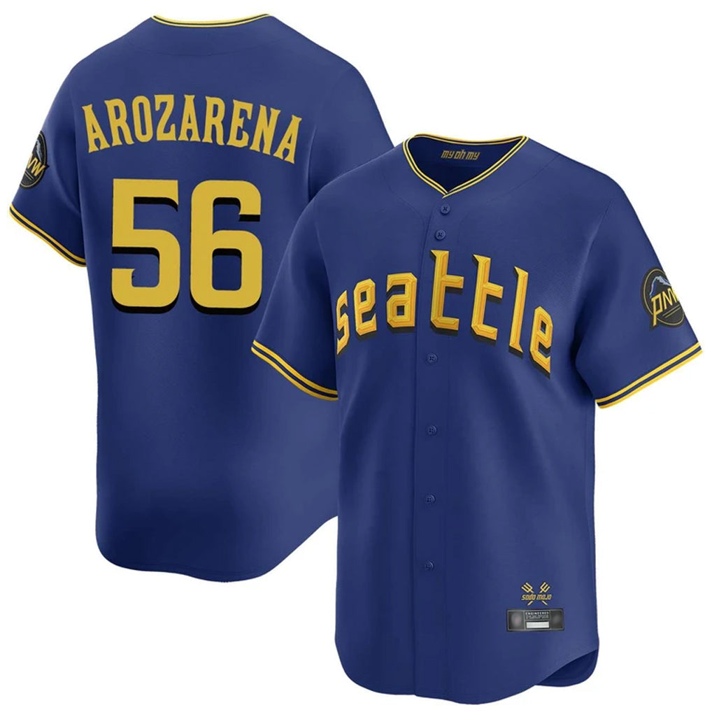 Choea S.Mariners #56 Randy Arozarena Player Royal City Connect Home Limited Stitched Jerseys