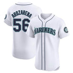 Choea S.Mariners #56 Randy Arozarena Player White Home Limited Elite Stitched Jerseys