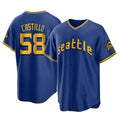 Choea S.Mariners #58 Luis Castillo Player Royal City Connect Home Game Stitched Jerseys
