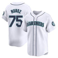 Choea S.Mariners #75 Andres Munoz Player White Home Limited Stitched Jerseys