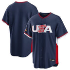 Choea S.Mariners Blank Player Navy USA 2026 World Classic Road Stitched Jerseys