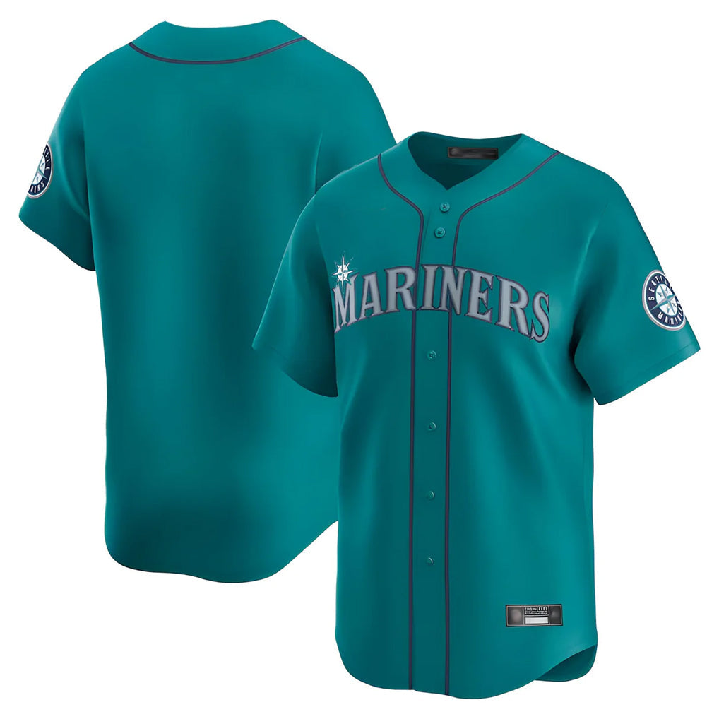Choea S.Mariners Blank Player Teal Home Limited Stitched Jerseys