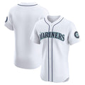 Choea S.Mariners Blank Player White Home Limited Elite Stitched Jerseys