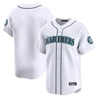 Choea S.Mariners Blank Player White Home Limited Stitched Jerseys