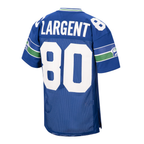 Choea S.Seahawks 1985 #80 Steve Largent Mitchell & Ness Royal Authentic Throwback Retired Player Stitched Puhic Jersey