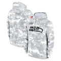 Choea S.Seahawks Arctic Camo Limited Salute to Service Pullover Hoodies Game Blank Player Stitched Jerseys