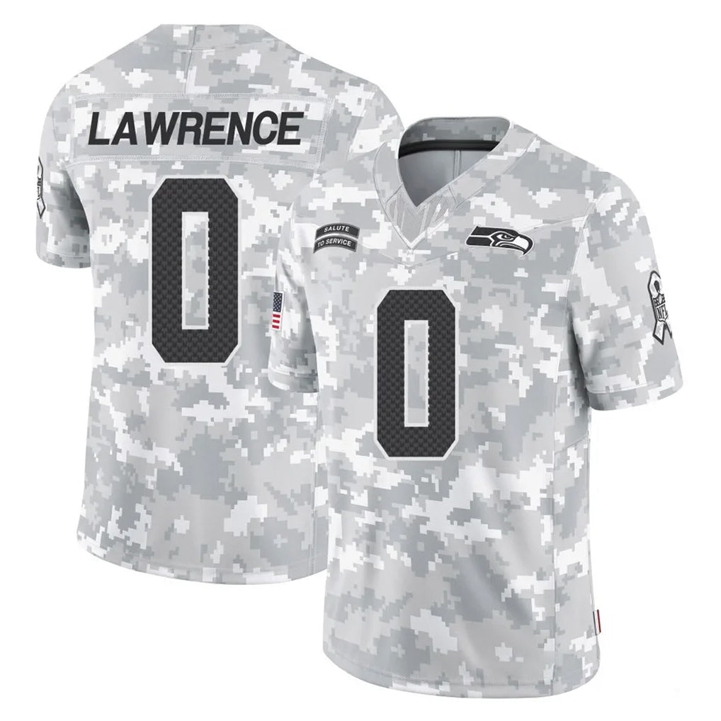 Choea S.Seahawks #0 DeMarcus Lawrence Player Arctic Camo Limited Salute To Service Home Game Stitched Jerseys