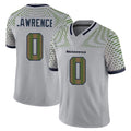 Choea S.Seahawks #0 DeMarcus Lawrence Player Grey Limited 2025 Rivalries Collection Home Game Stitched Jerseys