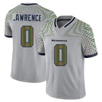 Choea S.Seahawks #0 DeMarcus Lawrence Player Grey Limited 2025 Rivalries Collection Home Game Stitched Jerseys